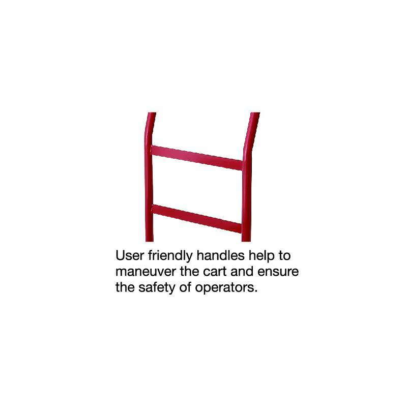 540kg Rated OEASY Platform trolley with 200mm Pneumatic Castors - Image 6