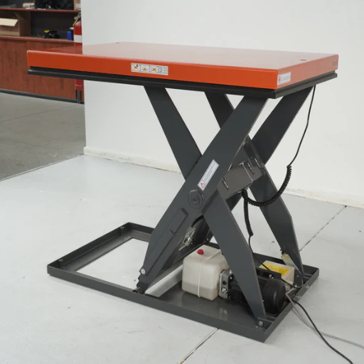 Electric scissor lift table 2t capacity lift height 1010mm - Image 3